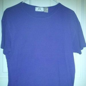 Carolina Bay Short Sleeve Purple Shirt-Last ONE